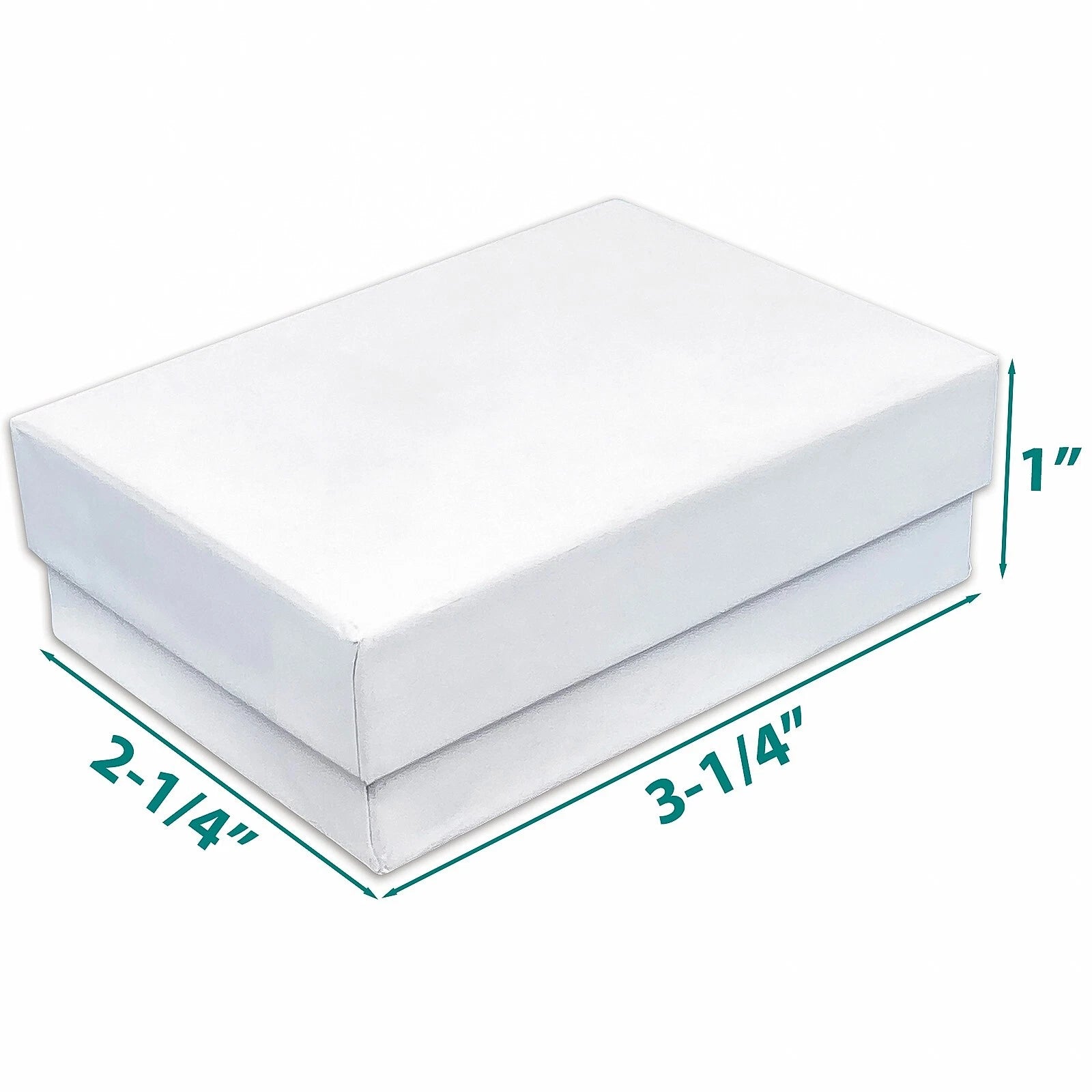 BULK 3.2x2.2x1 Cardboard #32 JEWELRY GIFT BOXES Cotton Fill Kraft Small Shipping | eBay
