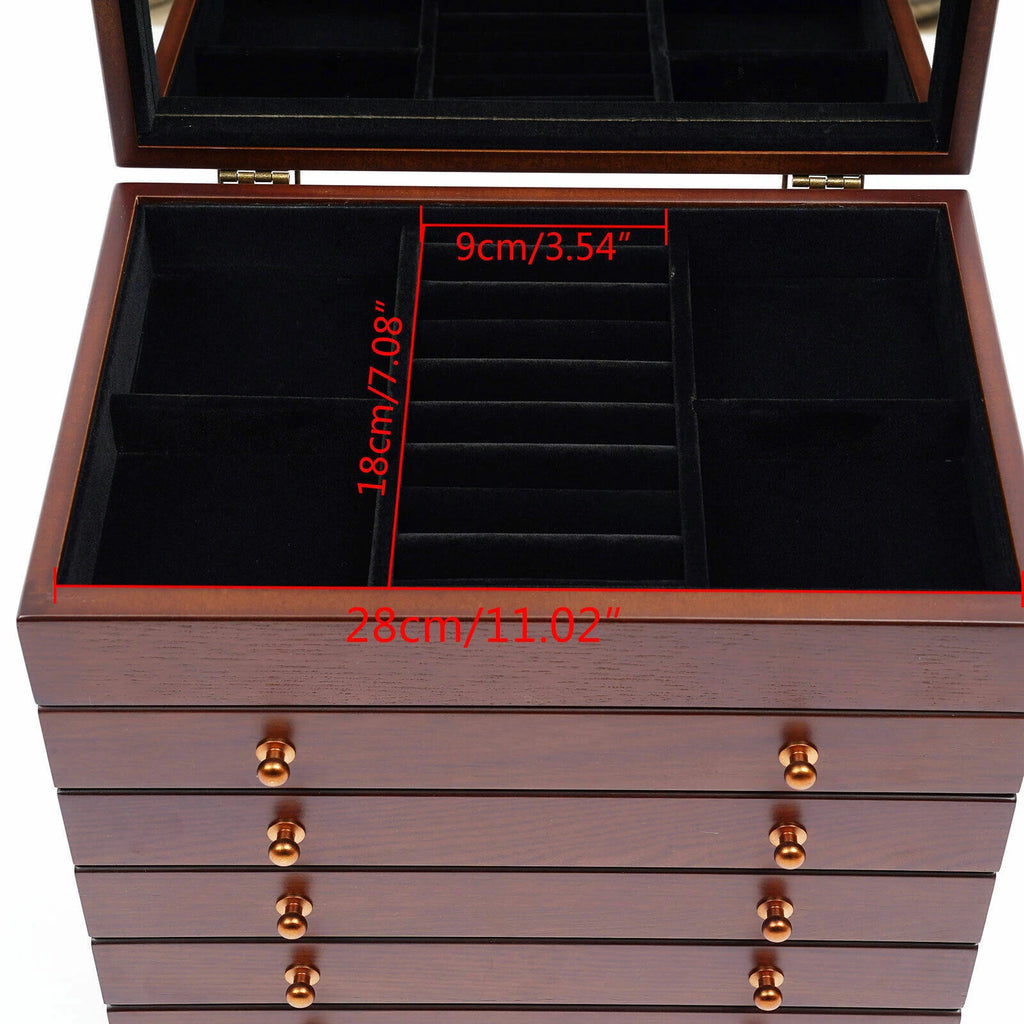 Jewelry Box Organizer for Women Girls Large Jewelry Storage Case with Drawers🔥 | eBay