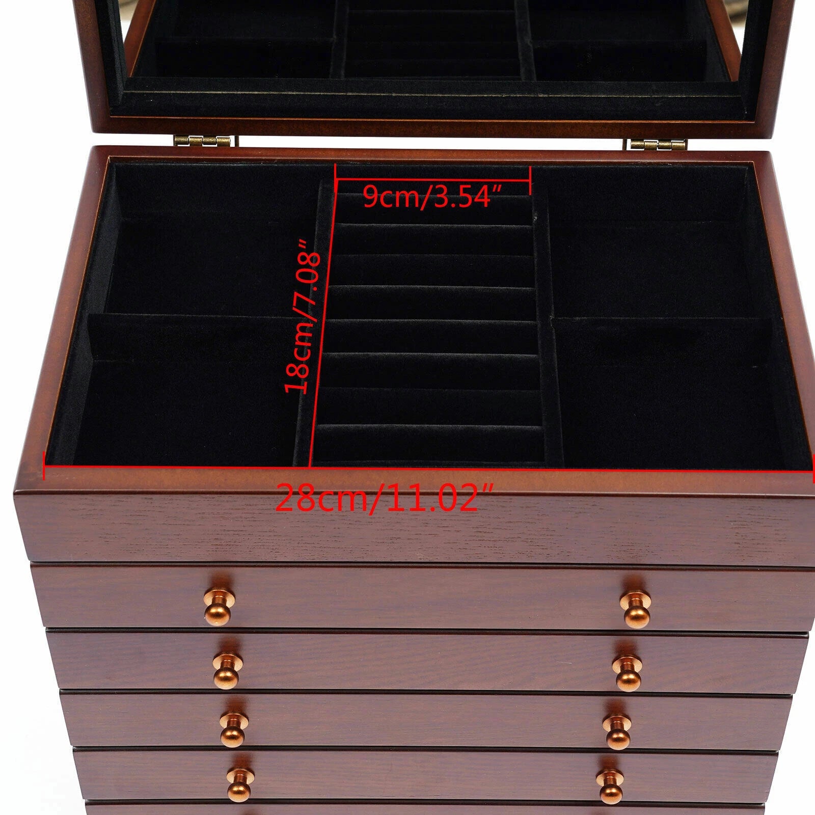 Jewelry Box Organizer for Women Girls Large Jewelry Storage Case with Drawers🔥 | eBay