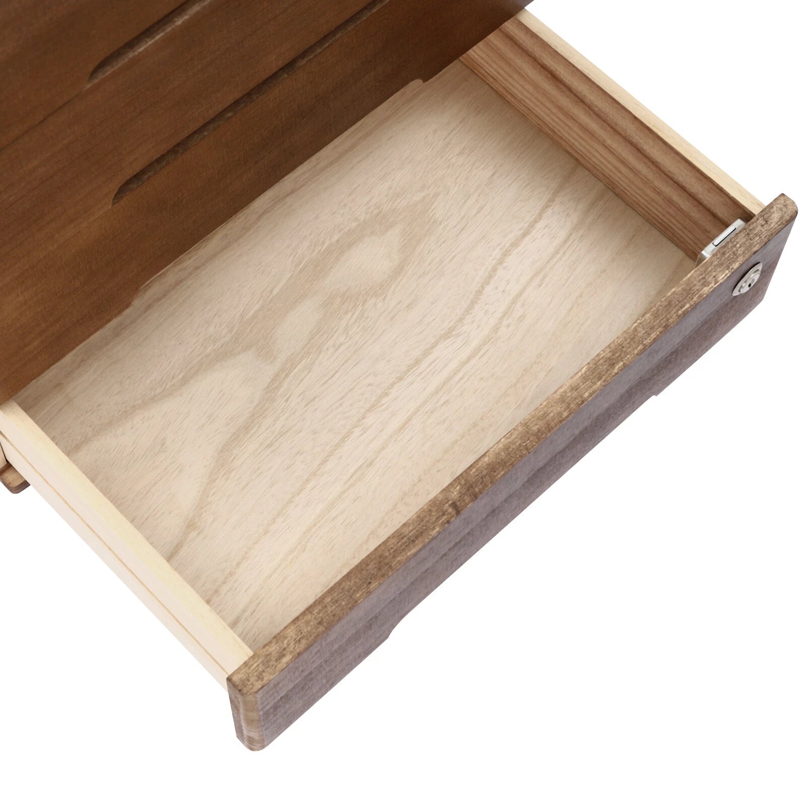 4 Layers Vintage Jewelry Organizer Wooden File Storage Box with Lockable Drawers | eBay