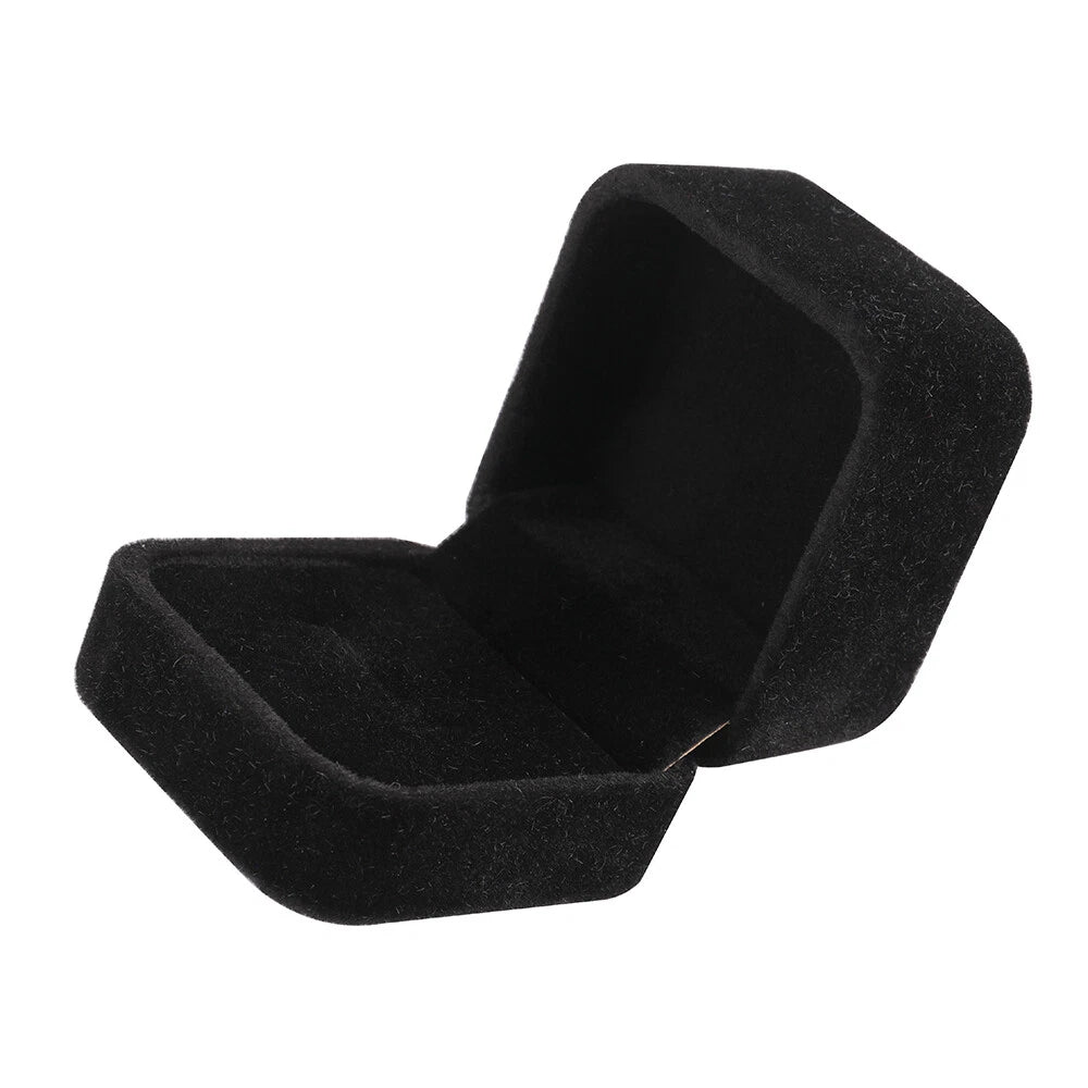 1-40PC Black Velvet Ring Boxes Jewelry Earring Gift Boxes Cases Storage Wedding | eBay