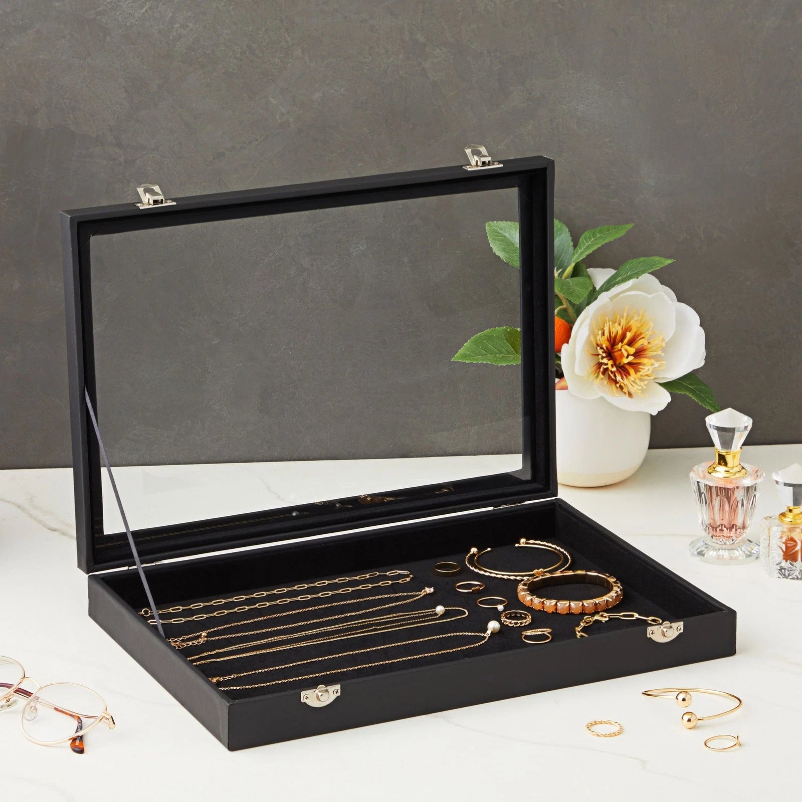 Small Velvet Jewelry Display Box Case for Rings, Bracelets, Necklaces, Retail 194425118744| eBay