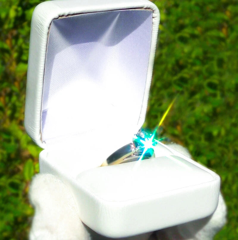 Ring box NEW White Jewelry Ring Gift Box Wedding Engagement Holder Storage Case | eBay