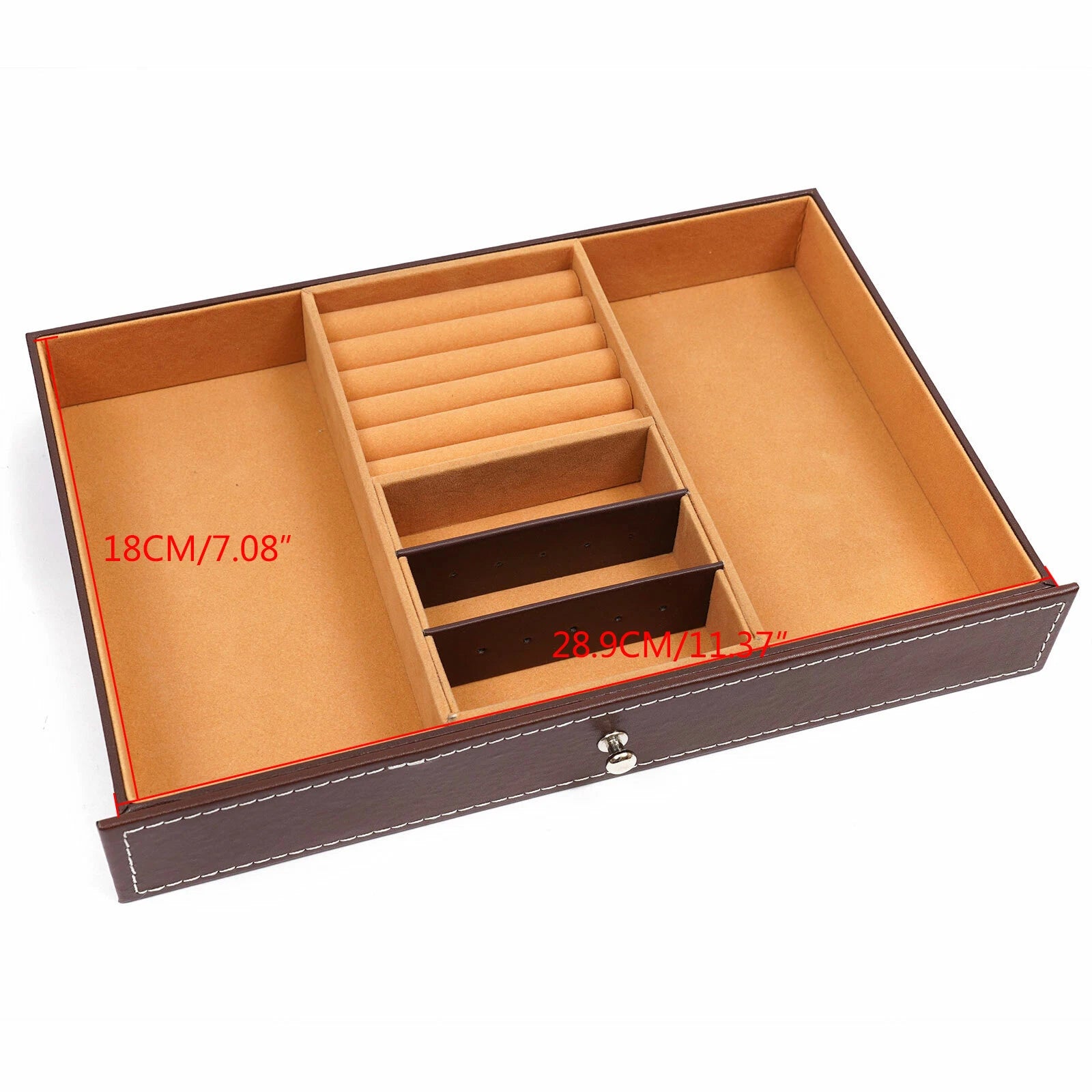 12 Slots Watch Box Case Organizer Women Jewelry Storage Holder Display w/Mirrior | eBay