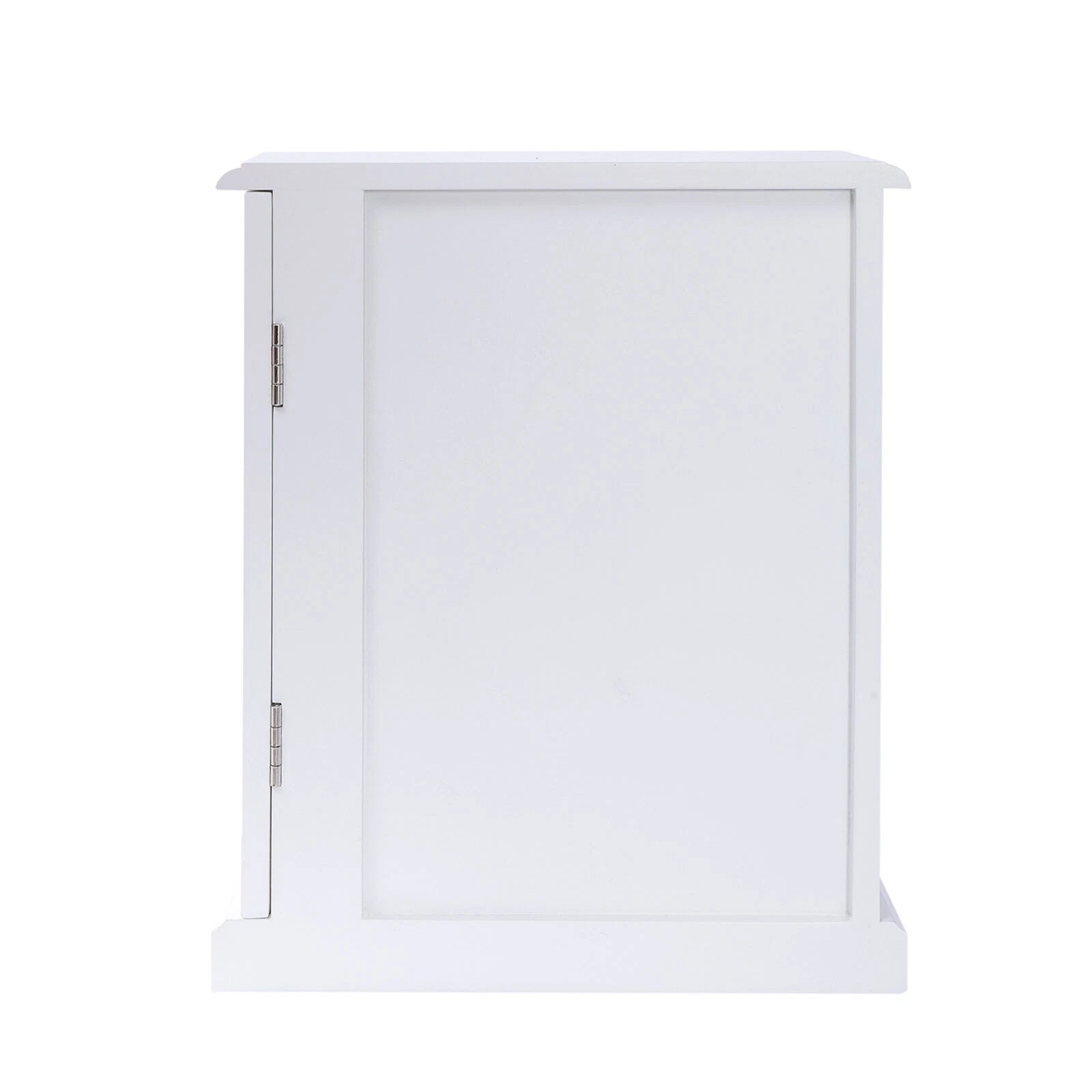 Wooden 4 Drawers Jewelry Box W/ Mirror Storage Organizer Drawers White For Women | eBay
