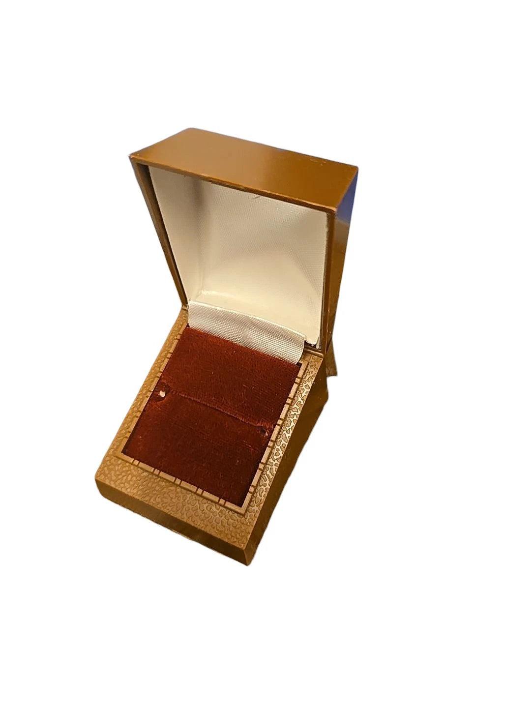 VINTAGE 1950's / 1960's PRESENTATION JEWELRY RING BOX U.S.A. VELVET - NOS | eBay