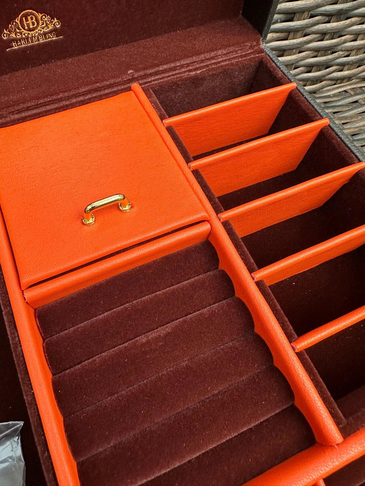 Harlembling Leather Full Size Home Jewelry Box Case | eBay