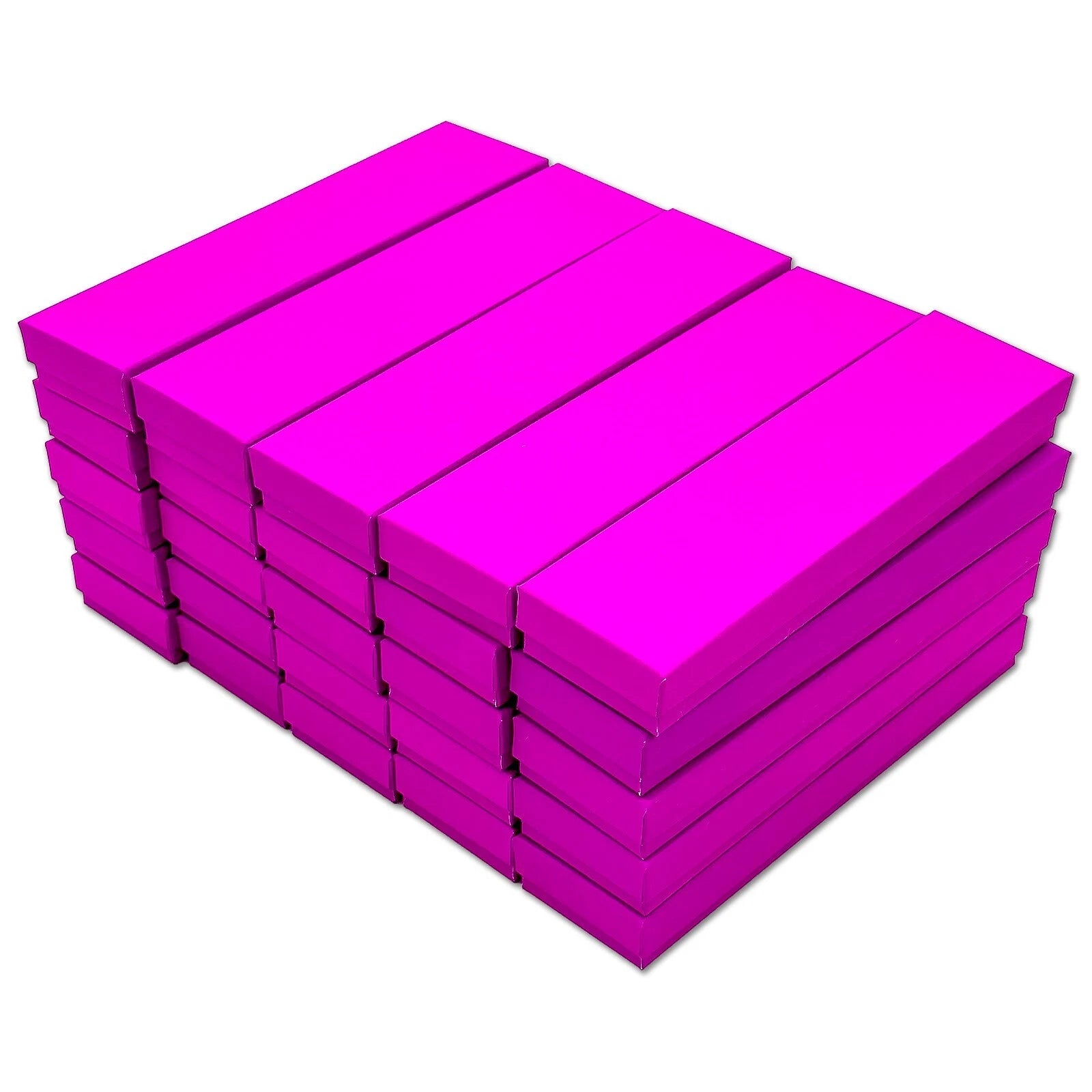 BULK 8x2x1 Cardboard #82 JEWELRY GIFT BOXES Cotton Fill Kraft Necklace Shipping | eBay