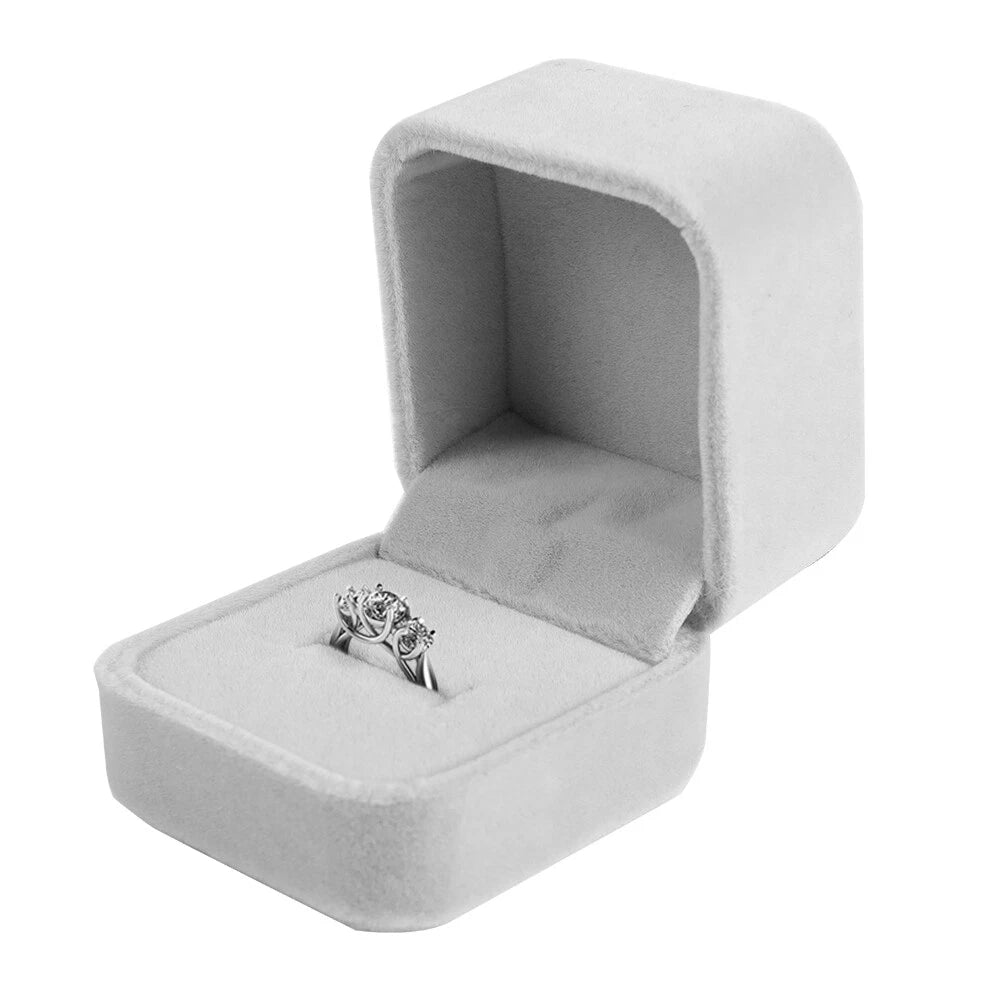 Velvet Earring Ring Necklace Pendant Jewelry Gift Boxes Storage Cases Wedding | eBay