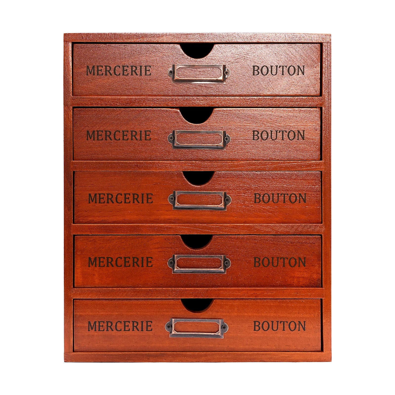 Vintage 5 Layers Large Jewelry Organizer Wooden Storage Box Case With 5 Drawers | eBay