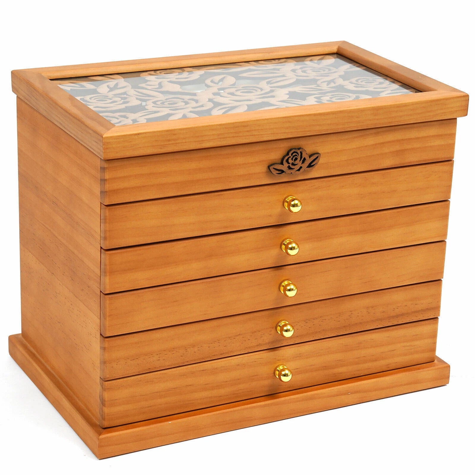 Jewelry Box Organizer for Women Girls Large Jewelry Storage Case with Drawers🔥 | eBay