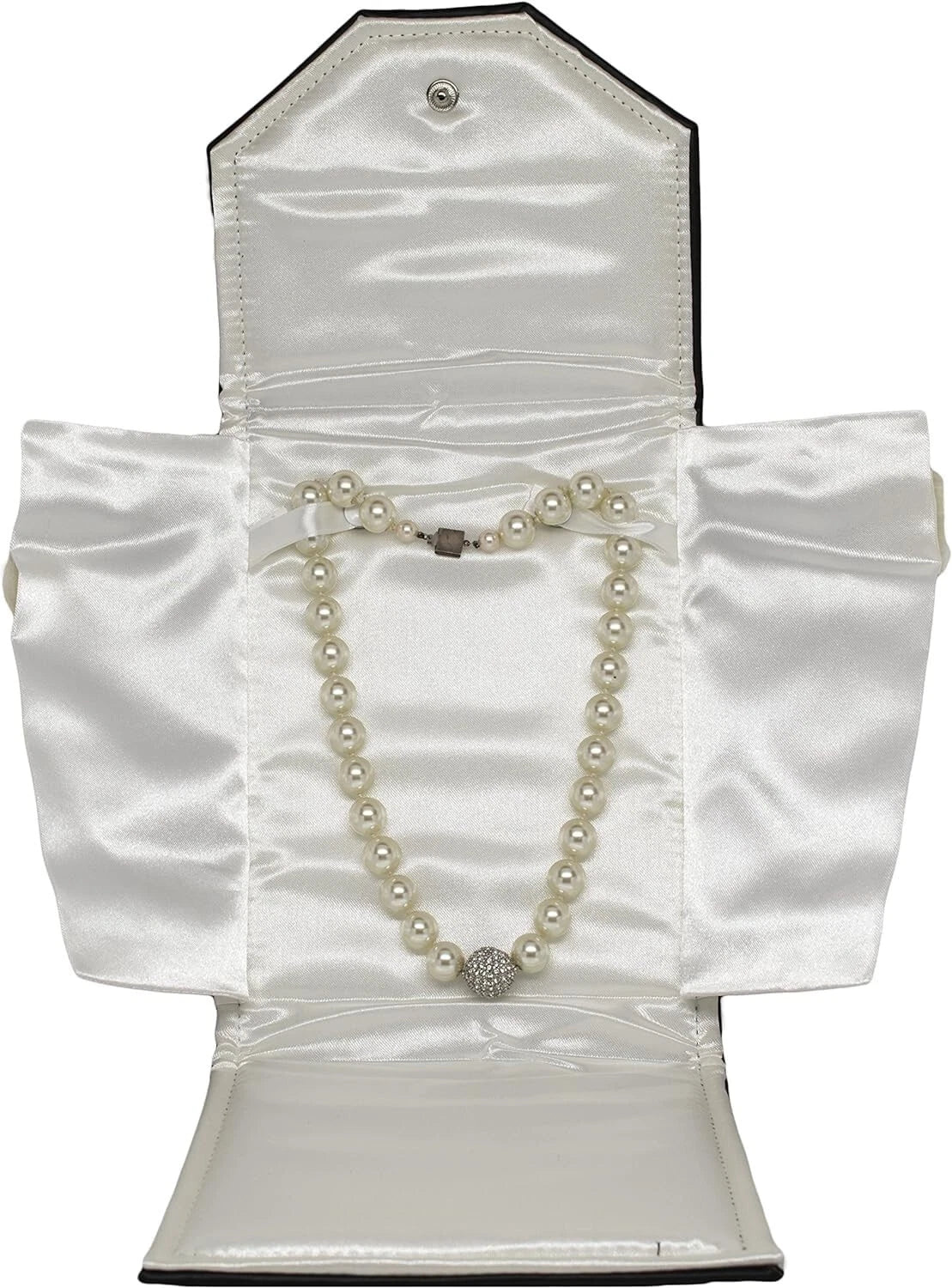 Novel Box Leatherette Jewelry Pearl Folder Satin Interior Various Colors/Sizes | eBay