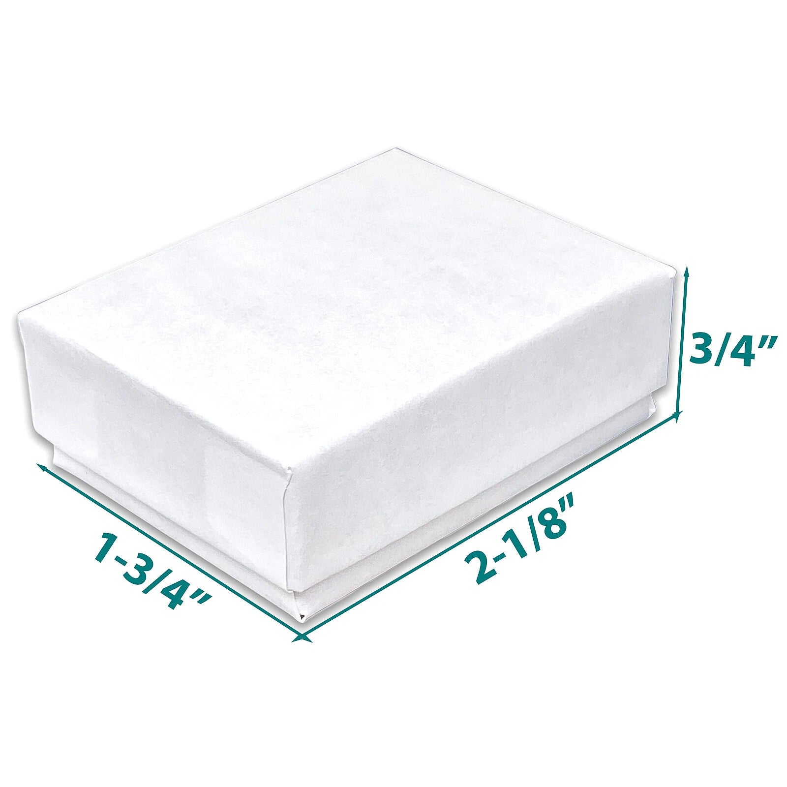 BULK Cardboard Kraft Paper JEWELRY GIFT BOXES Cotton Filled WHITE - for Shipping | eBay