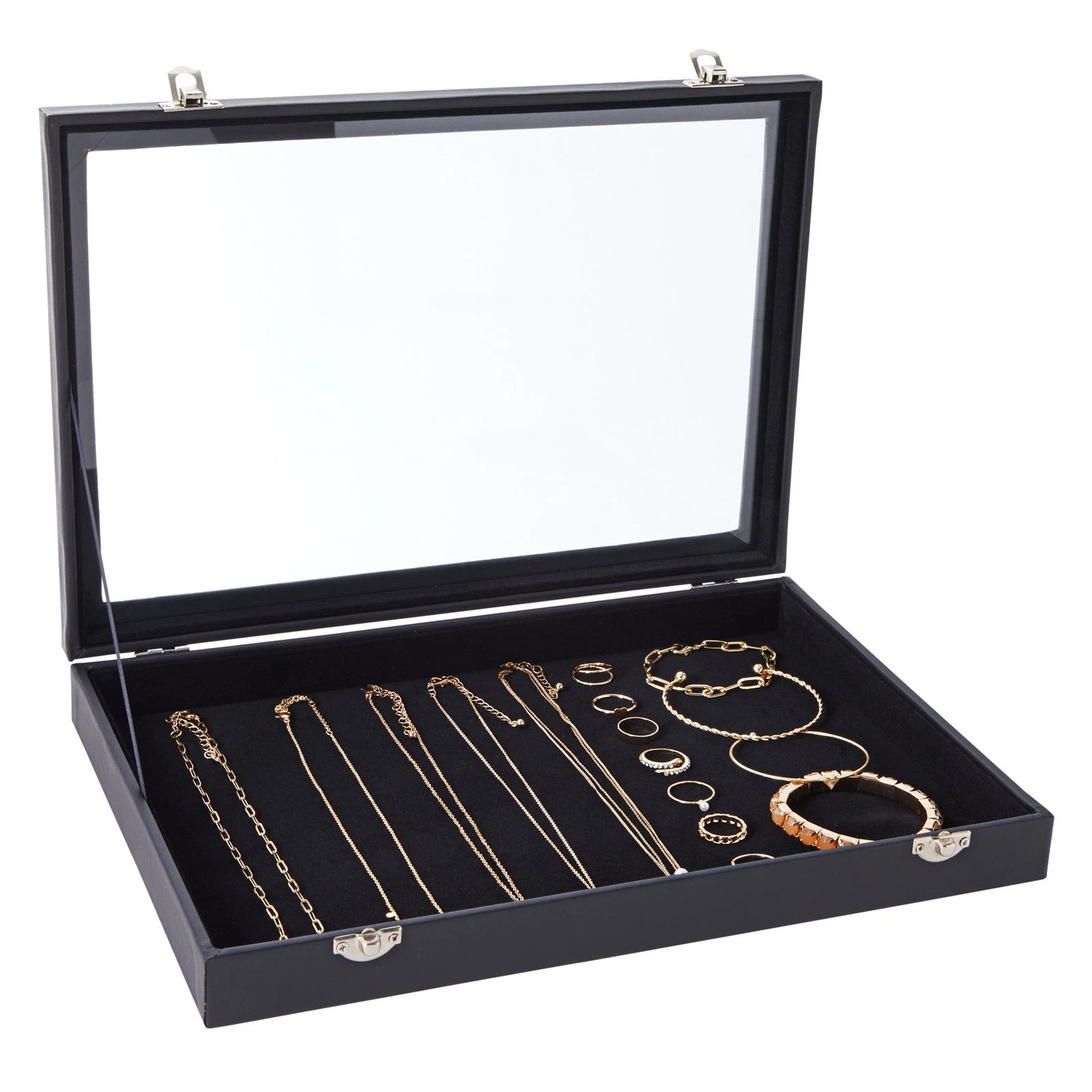 Small Velvet Jewelry Display Box Case for Rings, Bracelets, Necklaces, Retail 194425118744| eBay