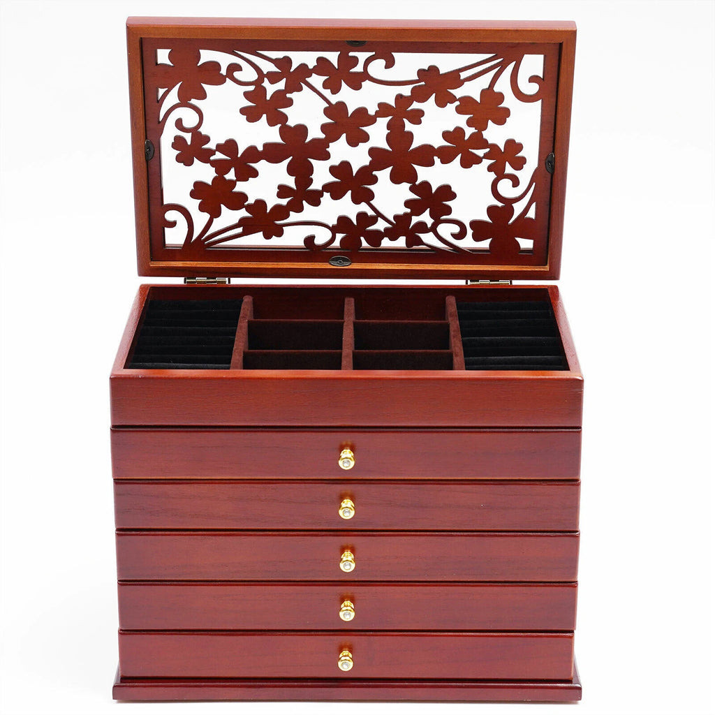 Jewelry Box Organizer for Women Girls Large Jewelry Storage Case with Drawers🔥 | eBay