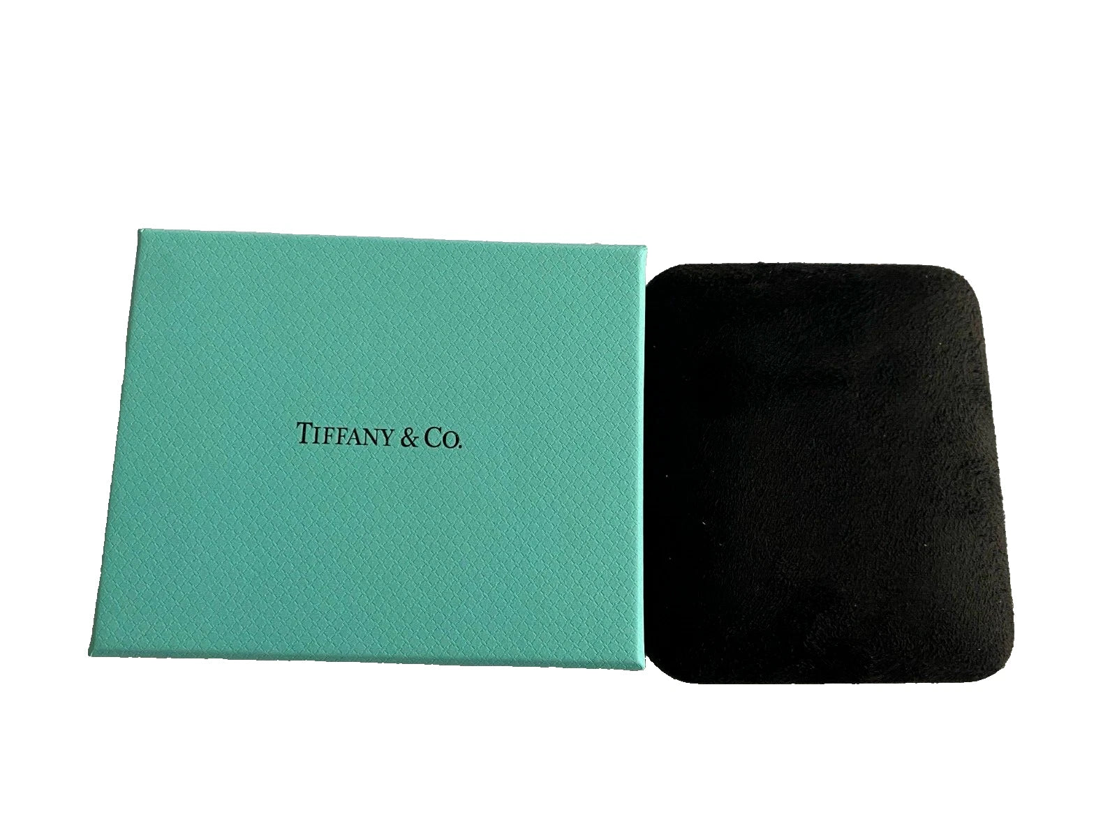 Tiffany & Co. Pendant Storage Gift Presentation Black Suede Box and Blue Box | eBay