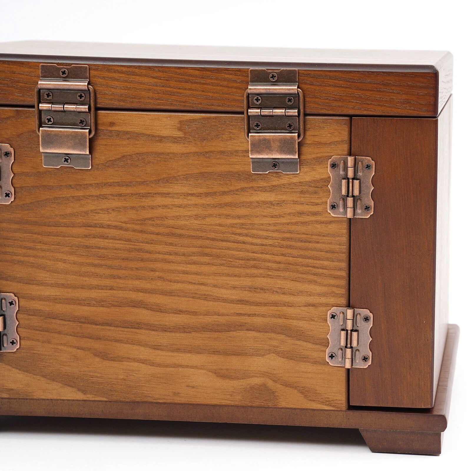 Lining Jewelry Box Wooden Jewelry Storage Case W/mirror&lock Watch Necklace Case | eBay