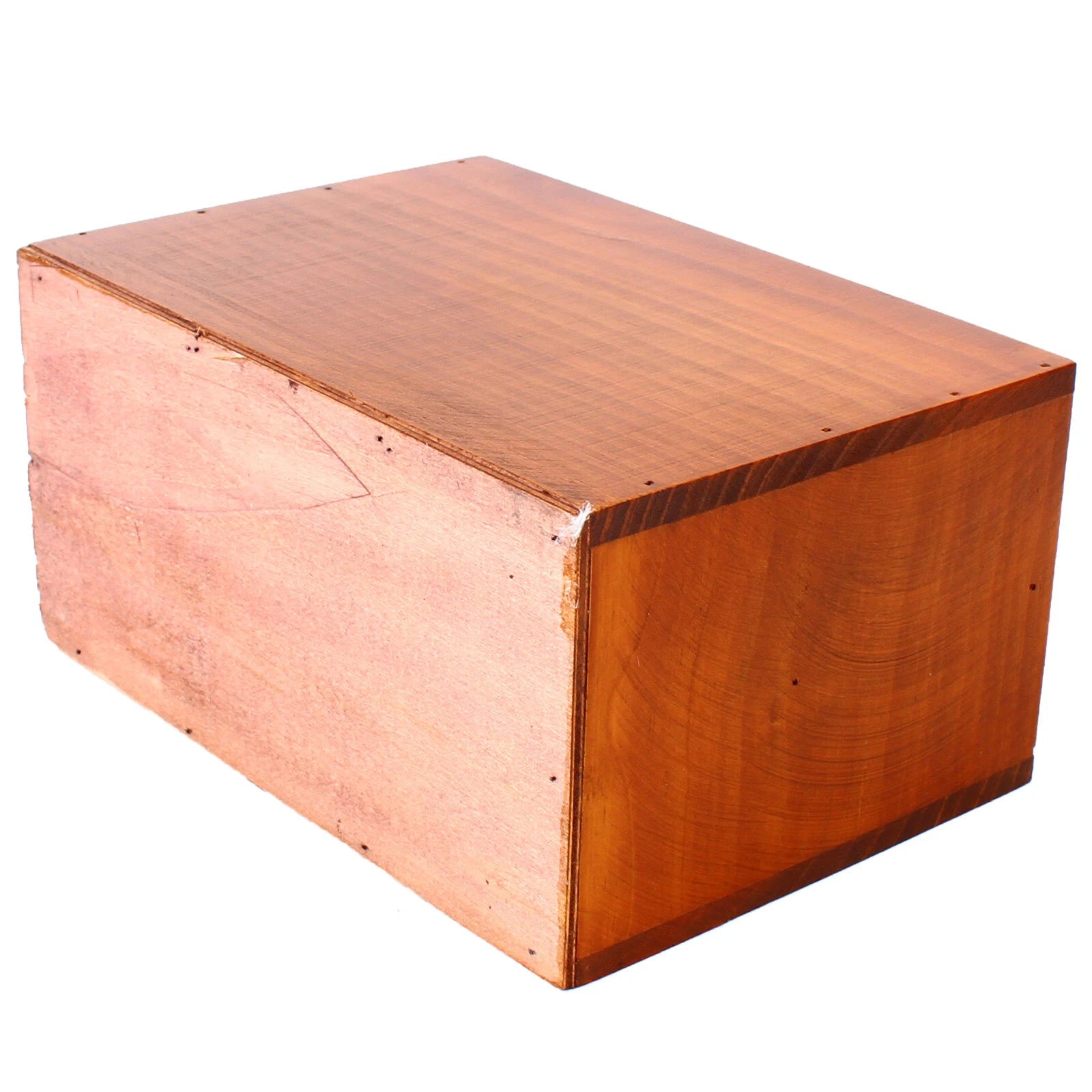 Vintage Wood Jewelry Organizer Storage Box w/ Drawers Cosmetic Cabinet 2 Layers | eBay